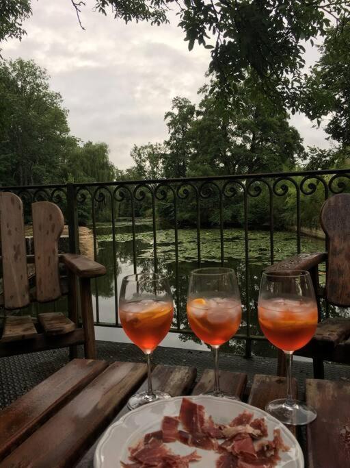 Villa Magnifique Moulin Proche Chablis, Jacuzzi Et Riviere Annay-sur-Serein Exterior foto
