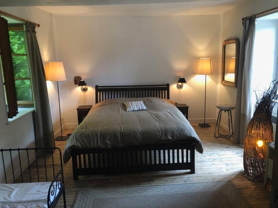 Villa Magnifique Moulin Proche Chablis, Jacuzzi Et Riviere Annay-sur-Serein Exterior foto